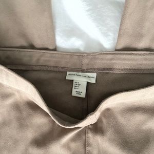 Suede leggings